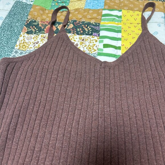 7 for All Mankind Sweater Dress Set in Chocolate Brown - Picture 3 of 12